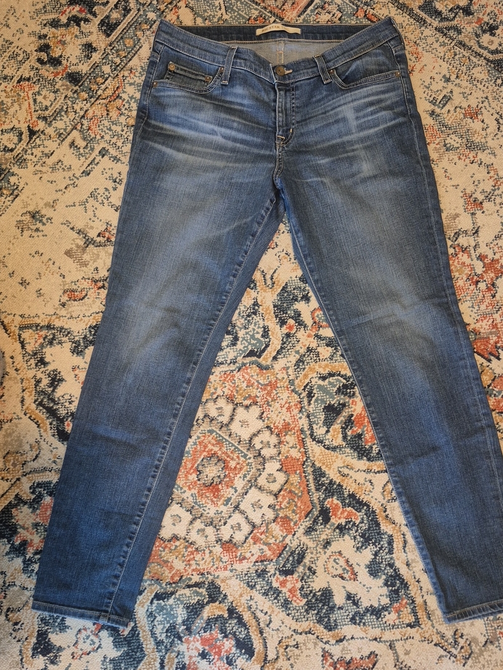Big Star Skinny Jeans in Medium Blue Denim